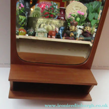 Load image into Gallery viewer, 1960s DANISH Pedersen &amp; Hansen Teak Mirror with Shelf
