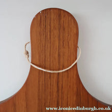 Load image into Gallery viewer, 1960s DANISH TEAK Vintage Cheese or Chopping Board with Ceramic Tile &amp; Orirignal Cheese Knife

