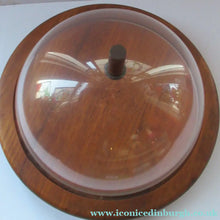 Load image into Gallery viewer, 1960s Danish Digmed Lazy Susan Cheese Dome or Cake Plate
