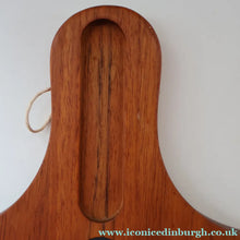 Load image into Gallery viewer, 1960s DANISH TEAK Vintage Cheese or Chopping Board with Ceramic Tile &amp; Orirignal Cheese Knife
