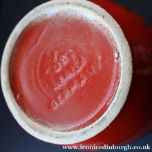 Load image into Gallery viewer, 1960s Dumler &amp; Breiden West German Vase. Attractive Red Beige and Black Lava Glazes - European Ceramics
