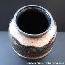 Load image into Gallery viewer, 1960s Dumler &amp; Breiden West German Vase. Attractive Red Beige and Black Lava Glazes - European Ceramics
