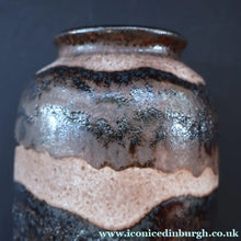 Load image into Gallery viewer, 1960s Dumler &amp; Breiden West German Vase. Attractive Red Beige and Black Lava Glazes - European Ceramics
