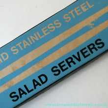 Load image into Gallery viewer, Vintage 1960s EUROPA Pair of Stainless Steel Salad Servers in Original Box
