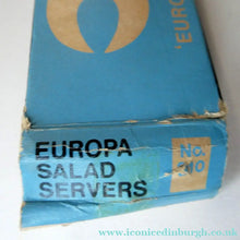 Load image into Gallery viewer, Vintage 1960s EUROPA Pair of Stainless Steel Salad Servers in Original Box
