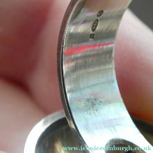 Load image into Gallery viewer, Vintage Scandinavian Miniamalistic 925 Sterling Silver Ring. Size N / 0
