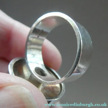 Load image into Gallery viewer, Vintage Scandinavian Miniamalistic 925 Sterling Silver Ring. Size N / 0
