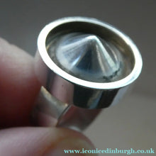 Load image into Gallery viewer, Vintage Scandinavian Miniamalistic 925 Sterling Silver Ring. Size N / 0
