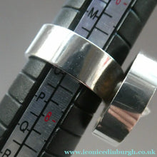 Load image into Gallery viewer, Vintage Scandinavian Miniamalistic 925 Sterling Silver Ring. Size N / 0
