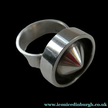 Load image into Gallery viewer, Vintage Scandinavian Miniamalistic 925 Sterling Silver Ring. Size N / 0
