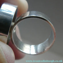 Load image into Gallery viewer, Vintage Scandinavian Miniamalistic 925 Sterling Silver Ring. Size N / 0
