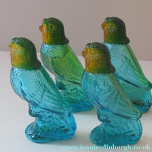 Load image into Gallery viewer, Four Avon Perfume Bottles in the Shape of Budgies
