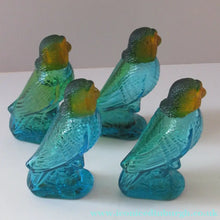 Load image into Gallery viewer, Four Avon Perfume Bottles in the Shape of Budgies
