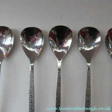Load image into Gallery viewer, Viners Gerald Benney Dessert Spoons. STUDIO Stainless Steel
