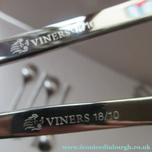 Load image into Gallery viewer, Viners Gerald Benney Dessert Spoons. STUDIO Stainless Steel
