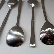 Load image into Gallery viewer, Viners Gerald Benney Dessert Spoons. STUDIO Stainless Steel
