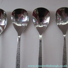 Load image into Gallery viewer, Viners Gerald Benney Dessert Spoons. STUDIO Stainless Steel
