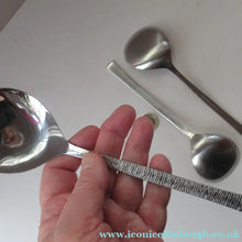 Load image into Gallery viewer, Gerald Benney Viners Studio Three Serving Spoons Stainless Steel 1960s
