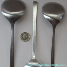 Load image into Gallery viewer, Gerald Benney Viners Studio Three Serving Spoons Stainless Steel 1960s
