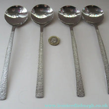 Load image into Gallery viewer, Gerald Benney Viners Studio 1960s Soup Spoons
