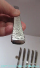 Load image into Gallery viewer, Viners Shorter Table knives Gerald Benny 1960s Stainless Steel Studio
