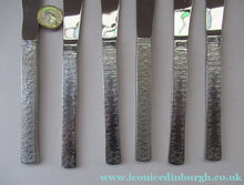 Load image into Gallery viewer, Viners Shorter Table knives Gerald Benny 1960s Stainless Steel Studio
