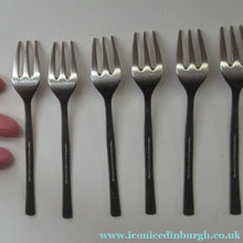 Load image into Gallery viewer, Vintage 1960s Viners Studio Gerald Benny Pastry Forks Stainless Steel
