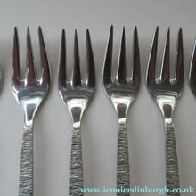Load image into Gallery viewer, Vintage 1960s Viners Studio Gerald Benny Pastry Forks Stainless Steel
