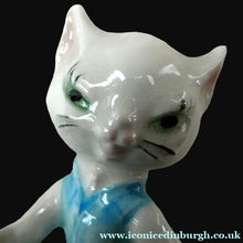 Load image into Gallery viewer, 1960s Goebel Comical Lady Cat with Umbrella Designed by Albert Staehle
