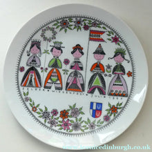 Load image into Gallery viewer, GERMAN Hutschenreuther Porcelain Decorative Wall Plate for the Selb Wiesenfest 1967
