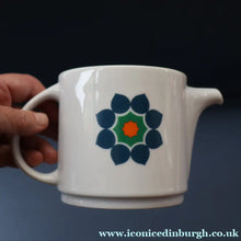 Load image into Gallery viewer, 1960s THOMAS (Rosenthal) Vintage Porcelain Small Teapot Decorated with Abstract Pattern
