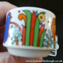 Load image into Gallery viewer, 1960s Villeroy &amp; Boch Set of Six Egg Cugs on Original Stand ACAPULCO
