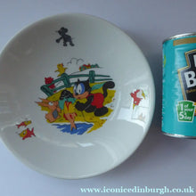 Load image into Gallery viewer, FELIX the CAT Shallow Bowl. RARE Vintage 1960s German Wintering Pottery Dish
