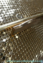 Load image into Gallery viewer, Glittery Vintage GOLD Glomesh Disco Evening Clutch Bag or Purse

