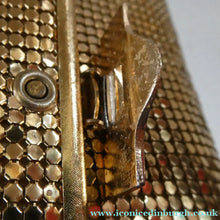Load image into Gallery viewer, Glittery Vintage GOLD Glomesh Disco Evening Clutch Bag or Purse
