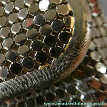 Load image into Gallery viewer, Glittery Vintage GOLD Glomesh Disco Evening Clutch Bag or Purse
