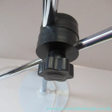 Load image into Gallery viewer, Vintage 1970s Table Lamp Desk Plam by Prova Italian Design White and Silver
