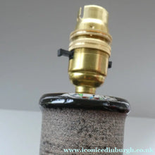 Load image into Gallery viewer, ITALIAN Mid Century Fratelli Fanciullacci Table Lamp with Incised Decoration
