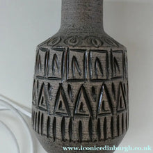 Load image into Gallery viewer, ITALIAN Mid Century Fratelli Fanciullacci Table Lamp with Incised Decoration
