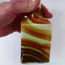 Load image into Gallery viewer, ITALIAN V.B. Opaline Glass Marble / Agate Pattern Glass Vase
