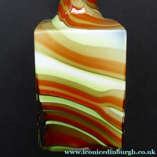 Load image into Gallery viewer, ITALIAN V.B. Opaline Glass Marble / Agate Pattern Glass Vase
