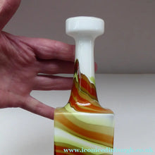 Load image into Gallery viewer, ITALIAN V.B. Opaline Glass Marble / Agate Pattern Glass Vase
