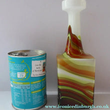 Load image into Gallery viewer, ITALIAN V.B. Opaline Glass Marble / Agate Pattern Glass Vase
