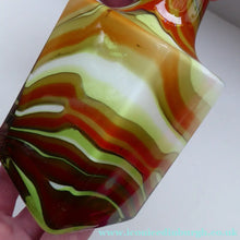 Load image into Gallery viewer, ITALIAN V.B. Opaline Glass Marble / Agate Pattern Glass Vase
