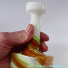 Load image into Gallery viewer, ITALIAN V.B. Opaline Glass Marble / Agate Pattern Glass Vase
