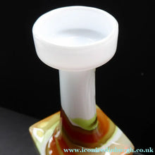 Load image into Gallery viewer, ITALIAN V.B. Opaline Glass Marble / Agate Pattern Glass Vase
