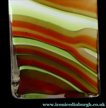 Load image into Gallery viewer, ITALIAN V.B. Opaline Glass Marble / Agate Pattern Glass Vase
