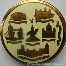 Load image into Gallery viewer, Vintage 1960s Powder Compact. Famous London Tourist Sites Unused
