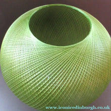 Load image into Gallery viewer, 1960s Woven Green String Hanging Pendant Light Shade
