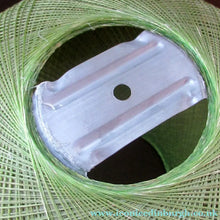 Load image into Gallery viewer, 1960s Woven Green String Hanging Pendant Light Shade
